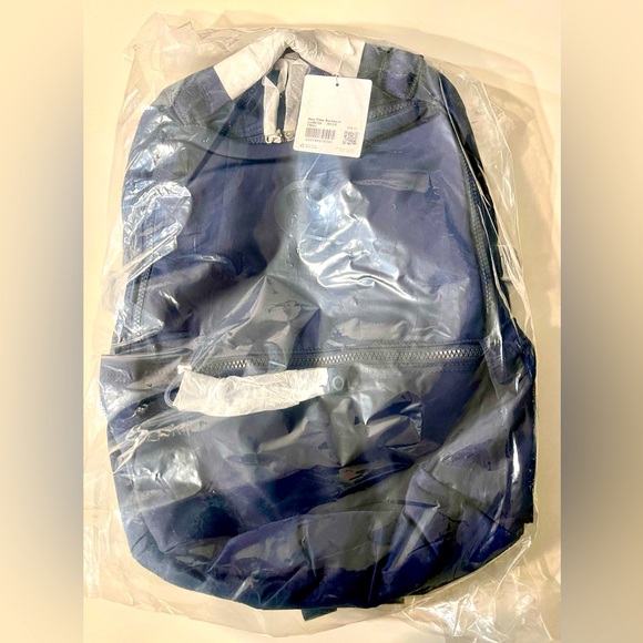 lululemon athletica Handbags - Lululemon New Crew Backpack_Navy Blue_Discontinued color
